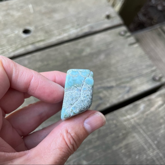 Larimar Gemstone Tumbled - Picture 8 of 15
